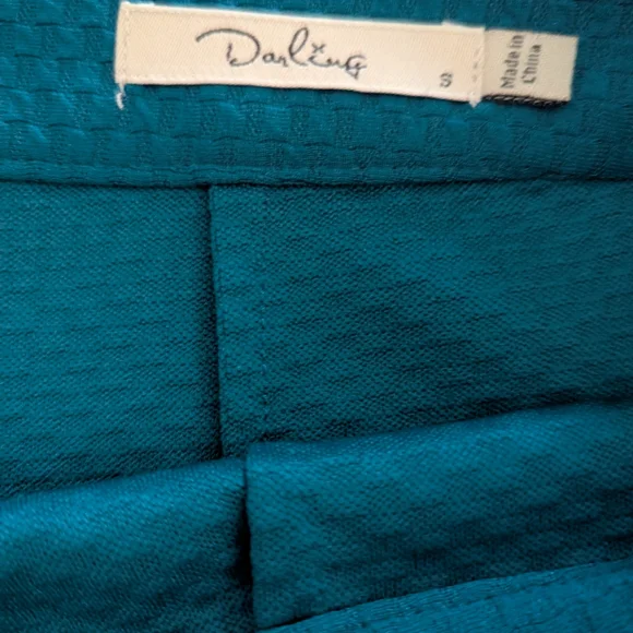 Darling Turquoise Textured Fabric - Picture 3 of 4